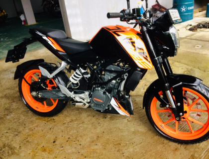 KTM-DUKE 125 Motorcycle for sale at Kegalle